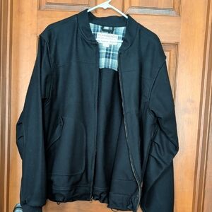 Filson Wool Black Bomber Jacket